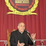 Padre Oscar Nader, Direttore Territoriale dei Legionari, in visita al Villaggio